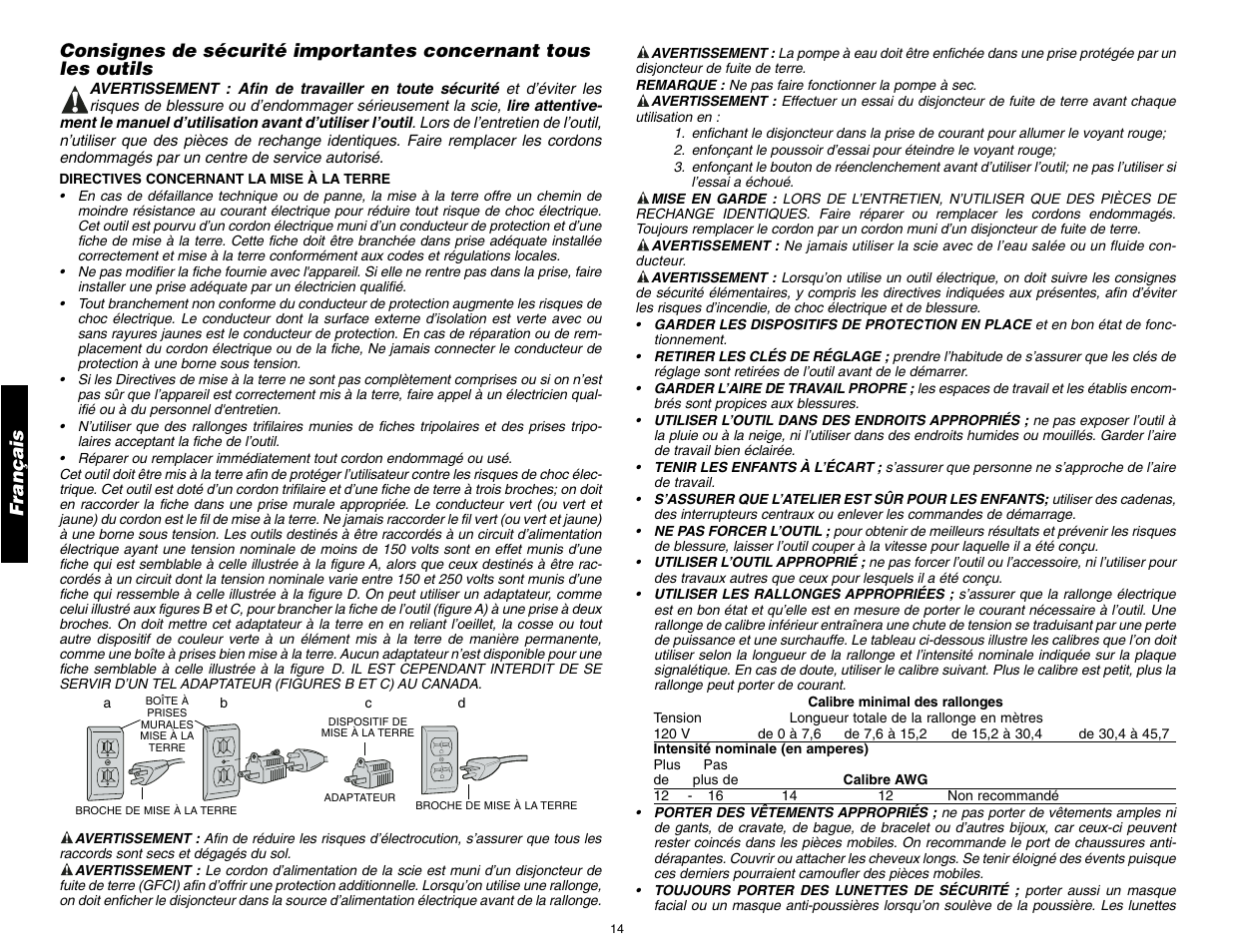 DeWalt D24000 User Manual | Page 16 / 42