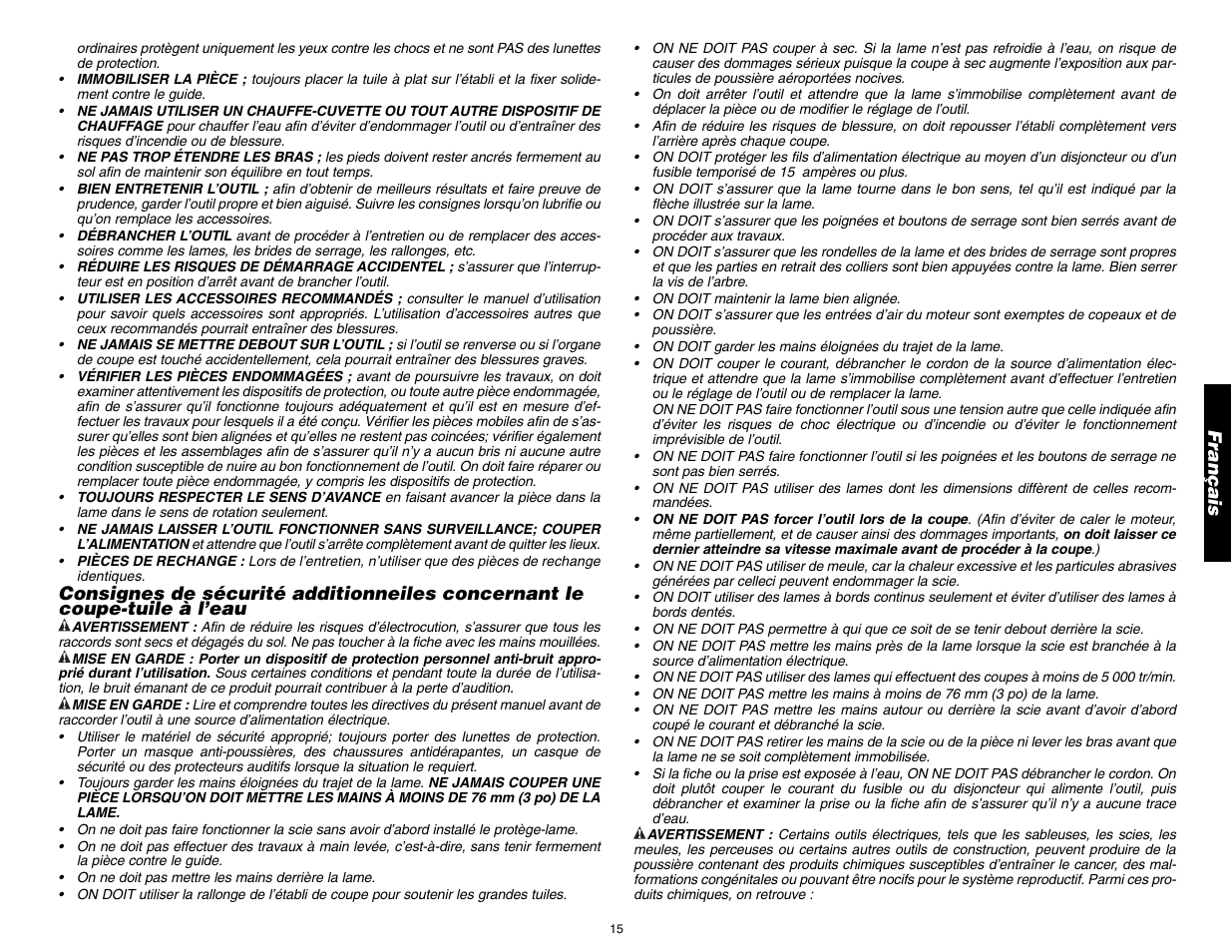 DeWalt D24000 User Manual | Page 17 / 42