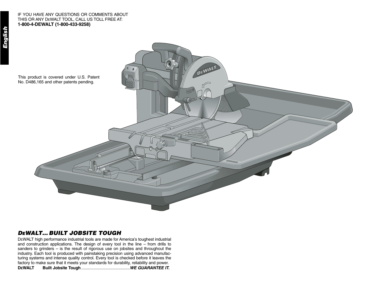 DeWalt D24000 User Manual | Page 2 / 42
