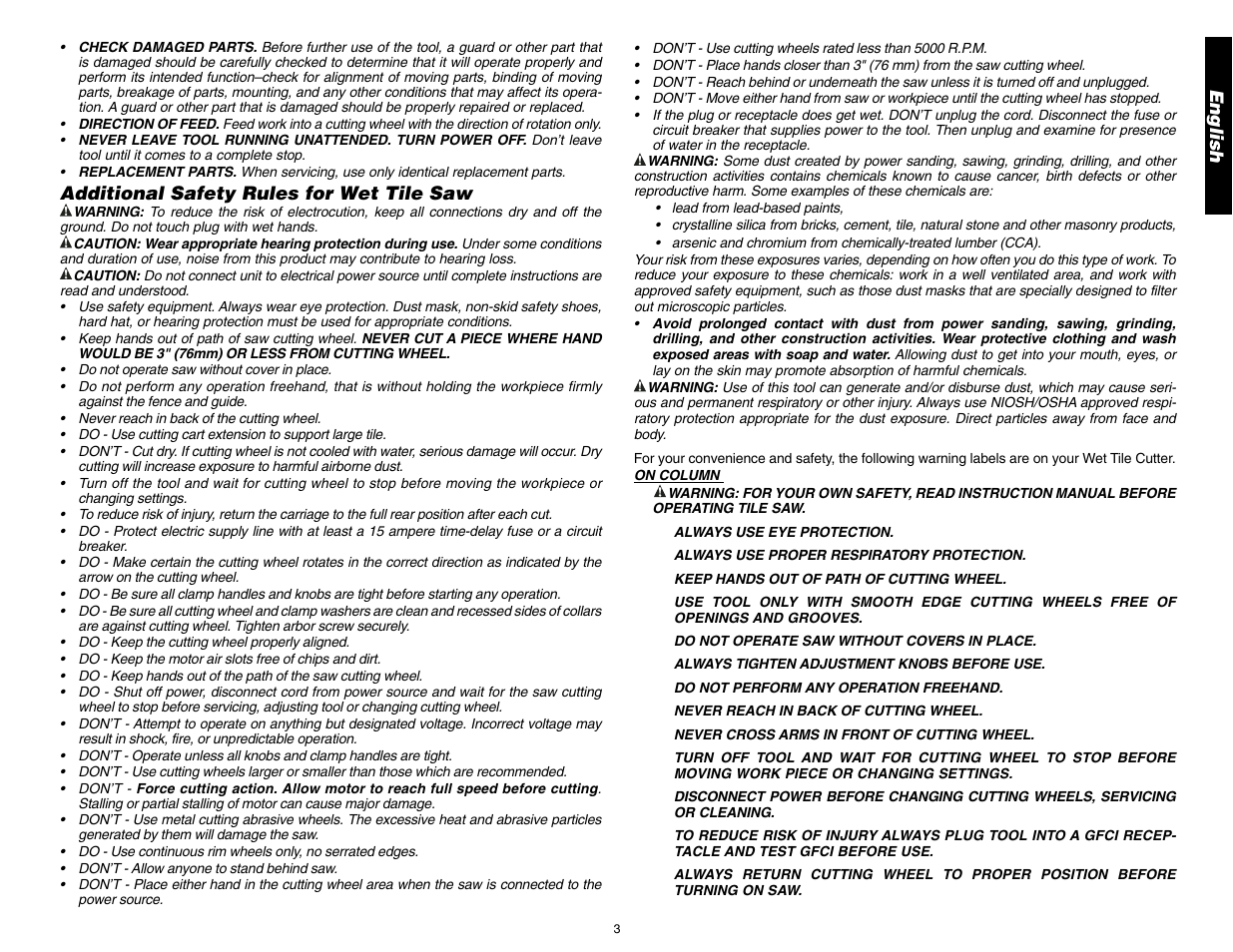 DeWalt D24000 User Manual | Page 5 / 42