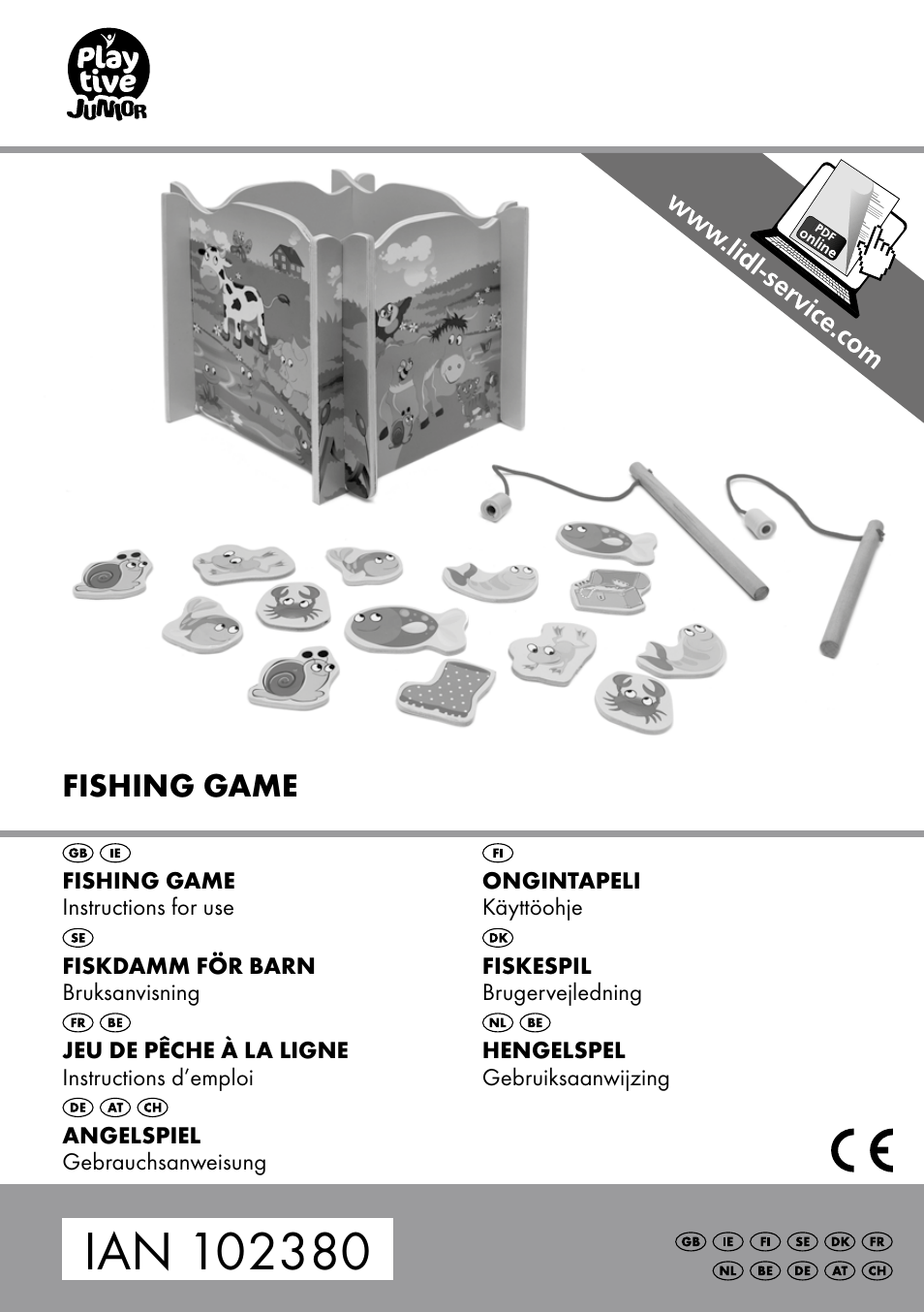 Playtive FISHING GAME User Manual | 16 pages