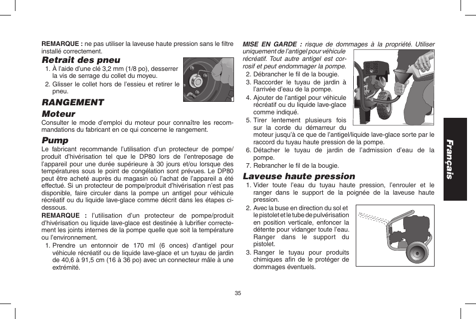 DeWalt DP3900 User Manual | Page 35 / 64