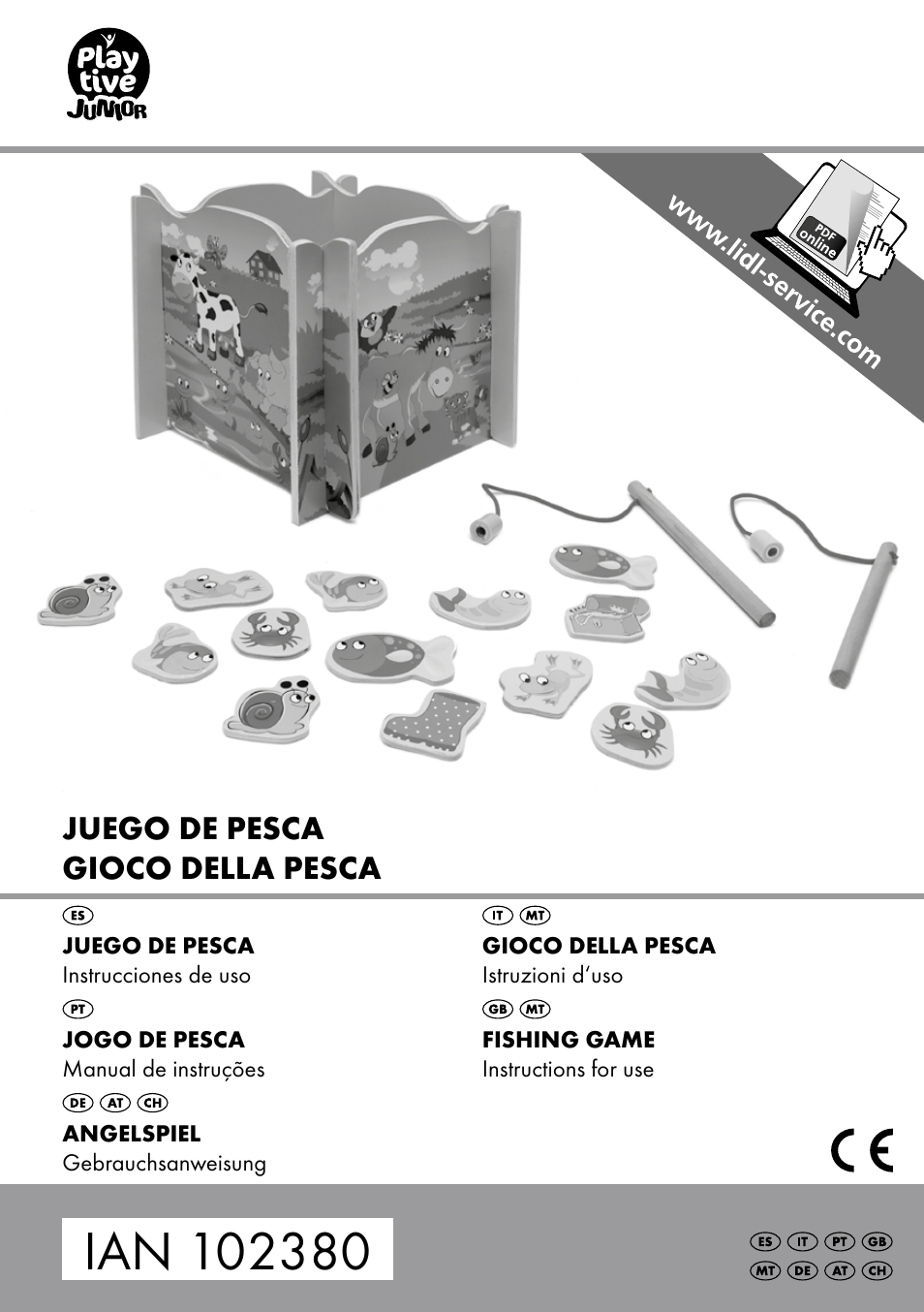 Playtive FISHING GAME User Manual | 16 pages