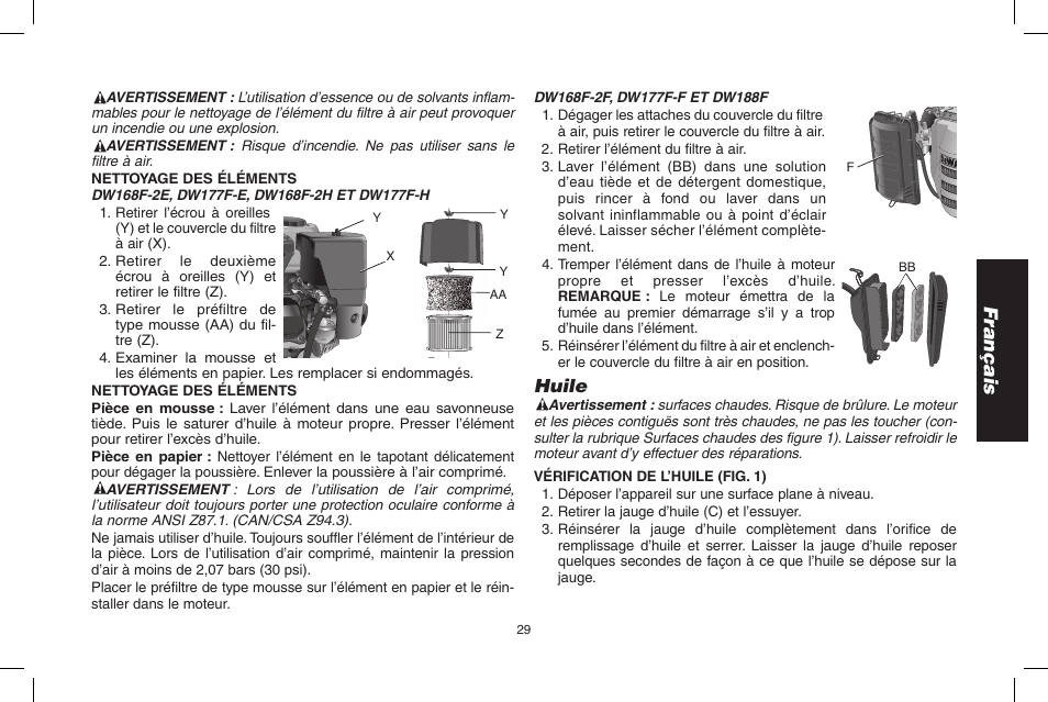 Français | DeWalt N005044 User Manual | Page 29 / 60