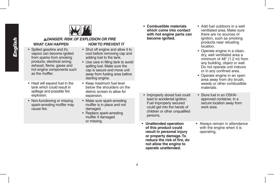English | DeWalt N005044 User Manual | Page 4 / 60