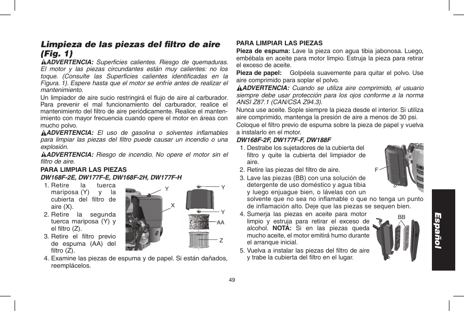 DeWalt N005044 User Manual | Page 49 / 60