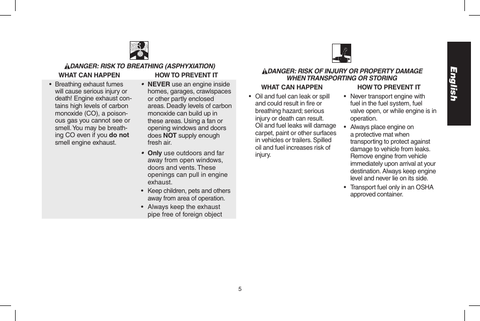 English | DeWalt N005044 User Manual | Page 5 / 60
