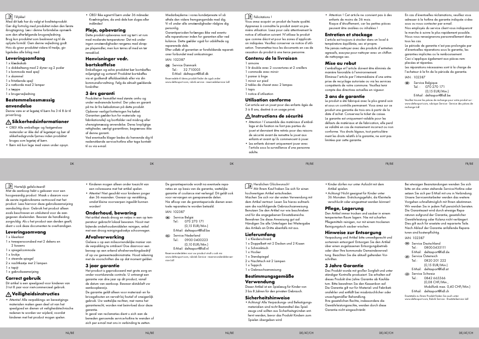 Playtive DOLL‘S HOUSE FURNITURE BEDROOM User Manual | Page 2 / 2