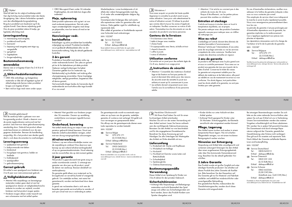 Playtive DOLL‘S HOUSE FURNITURE NURSERY User Manual | Page 2 / 2