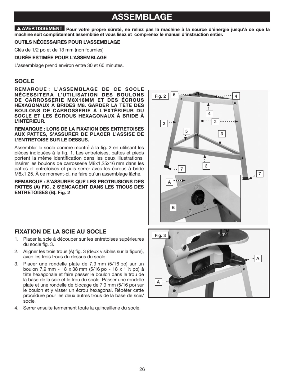 Assemblage | Delta SS350LS User Manual | Page 26 / 56