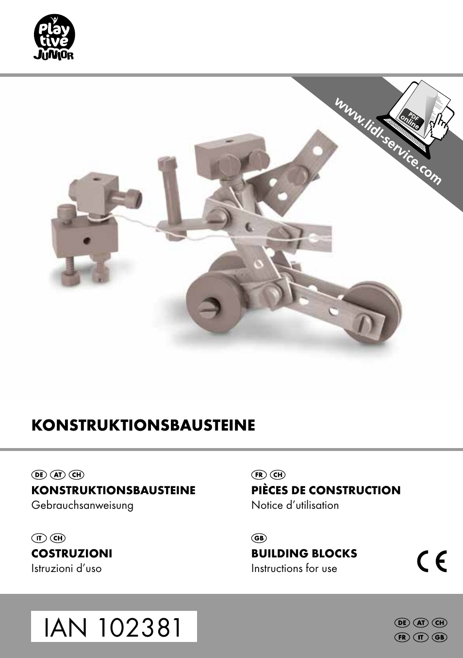 Playtive BUILDING BLOCKS User Manual | 10 pages