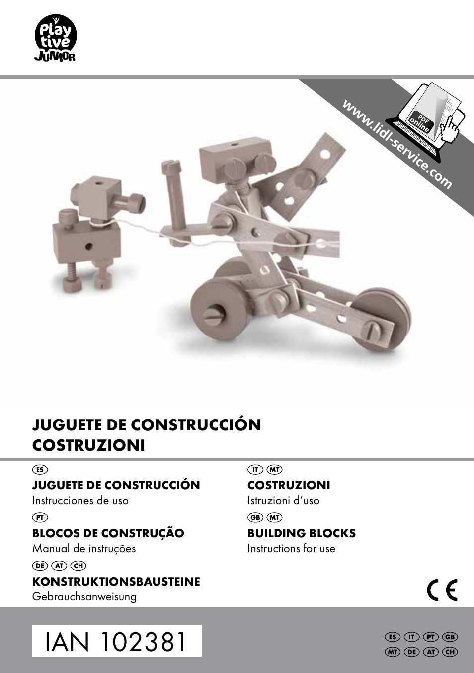 Playtive BUILDING BLOCKS User Manual | 10 pages