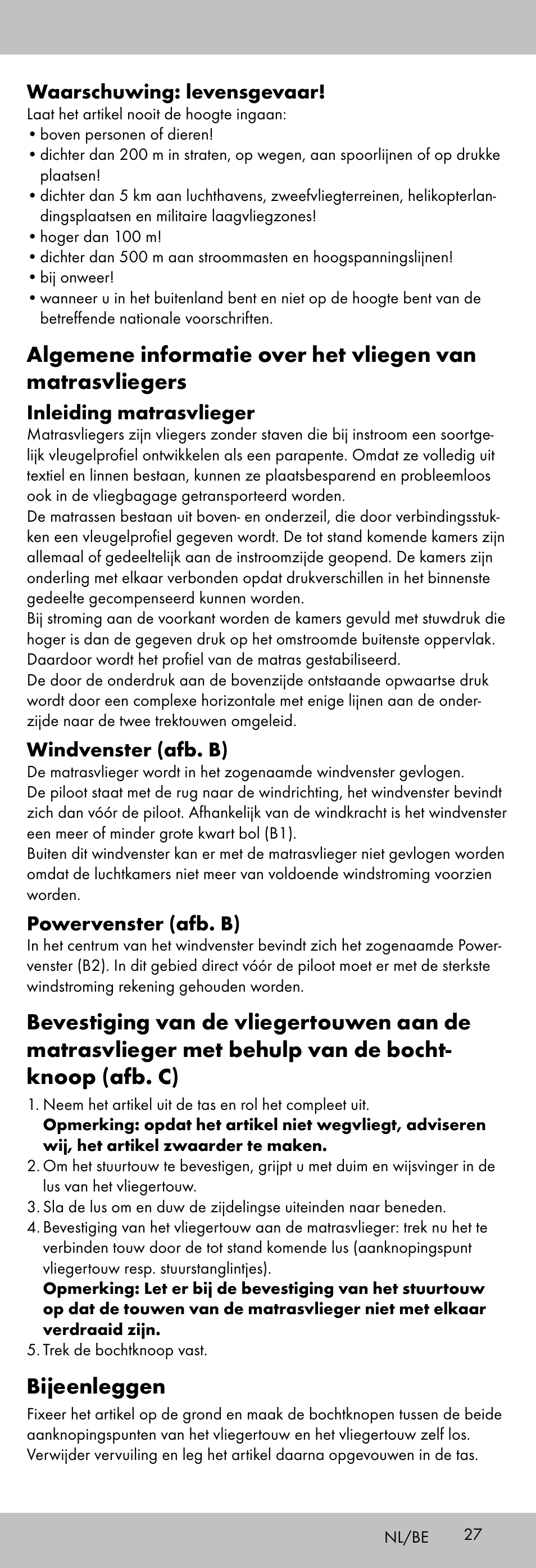 Bijeenleggen | Playtive KITE StyleD User Manual | Page 27 / 36