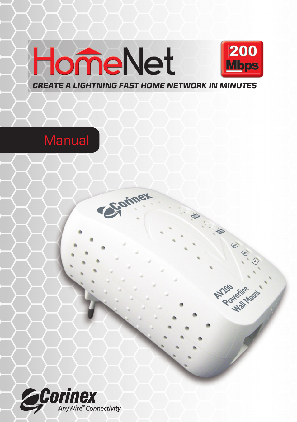 Corinex AV200 User Manual | 50 pages