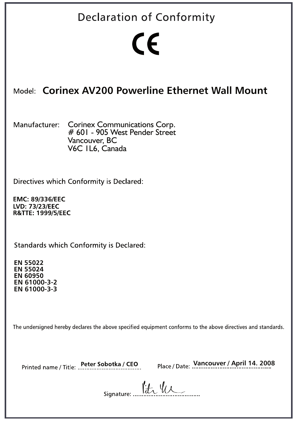 Corinex av200 powerline ethernet wall mount | Corinex AV200 User Manual | Page 2 / 50