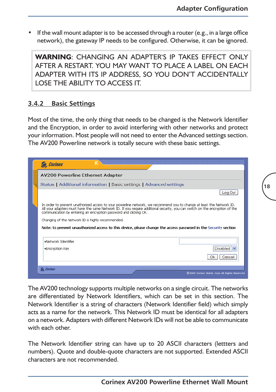 Corinex AV200 User Manual | Page 20 / 50