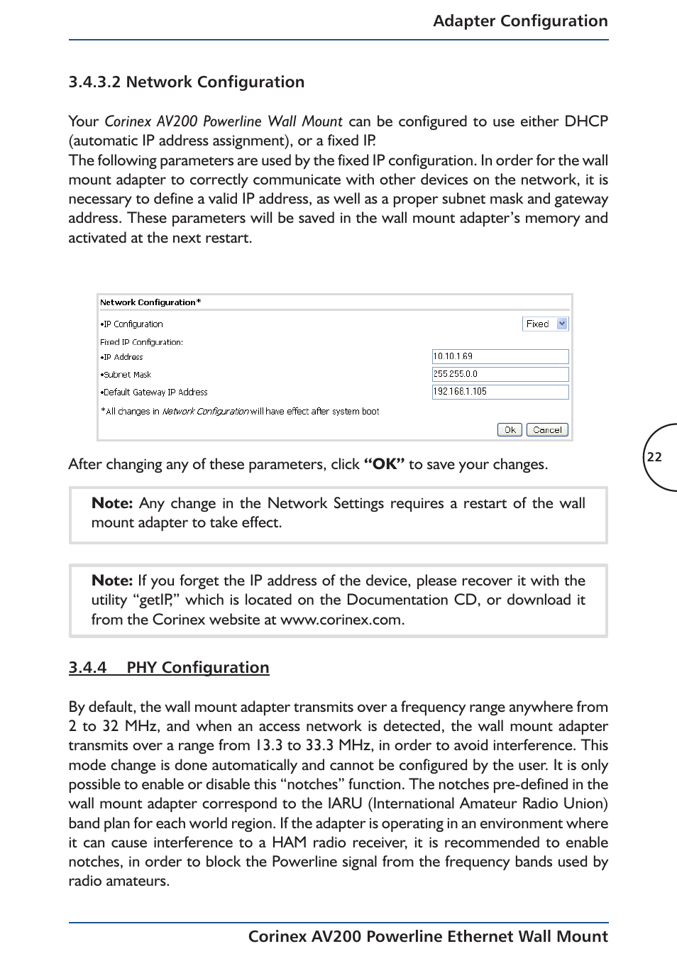 Corinex AV200 User Manual | Page 24 / 50
