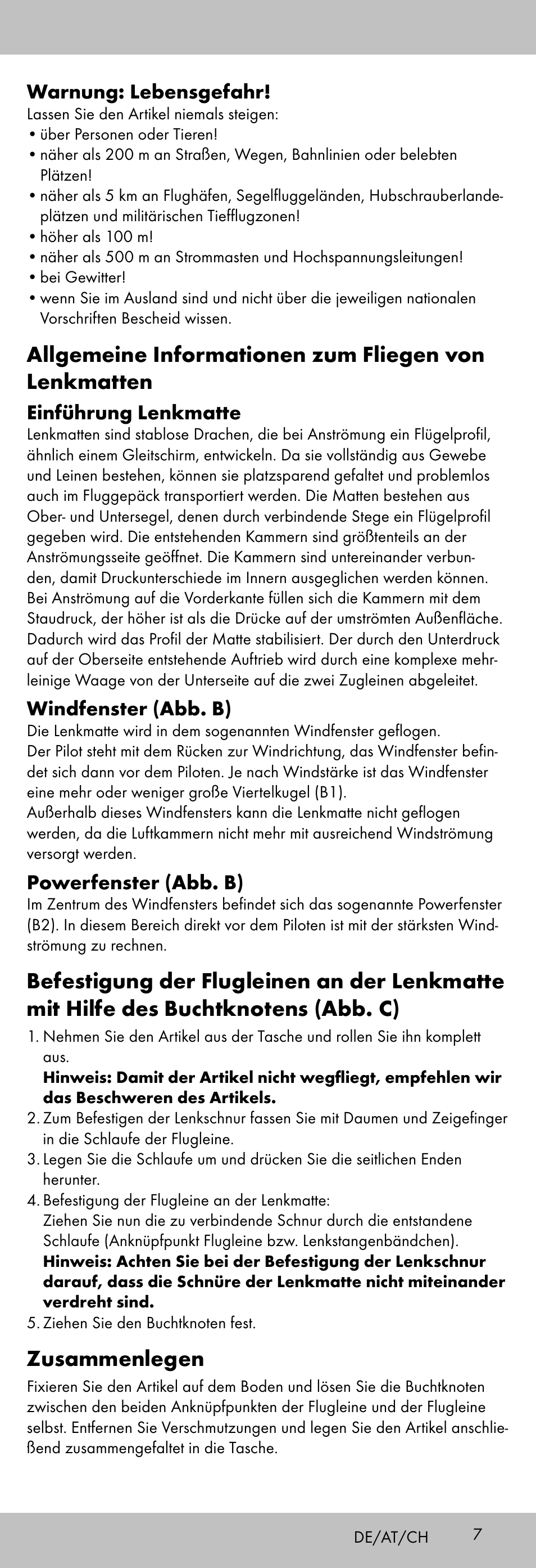 Zusammenlegen | Playtive KITE StyleD User Manual | Page 7 / 28