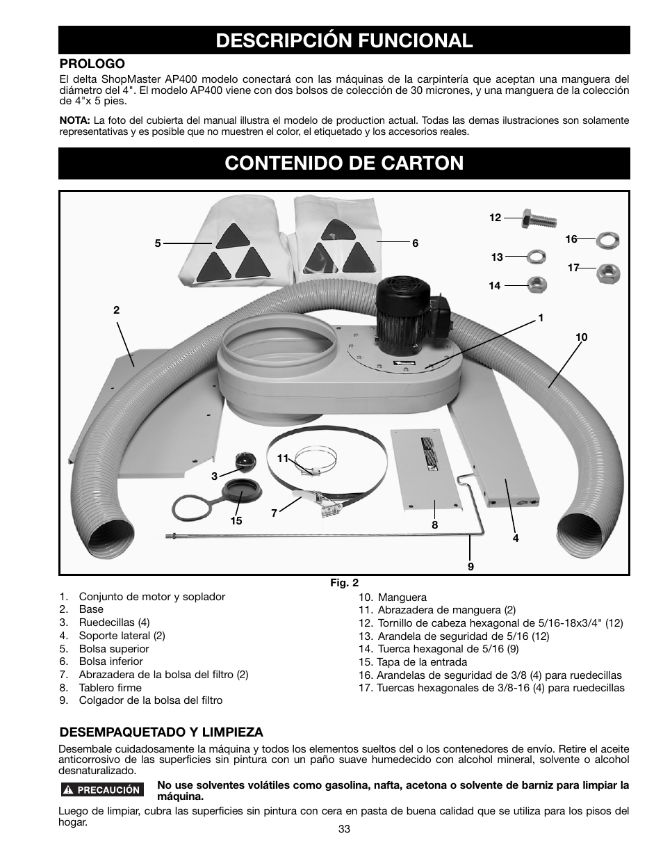 Delta A15097 User Manual | Page 33 / 40