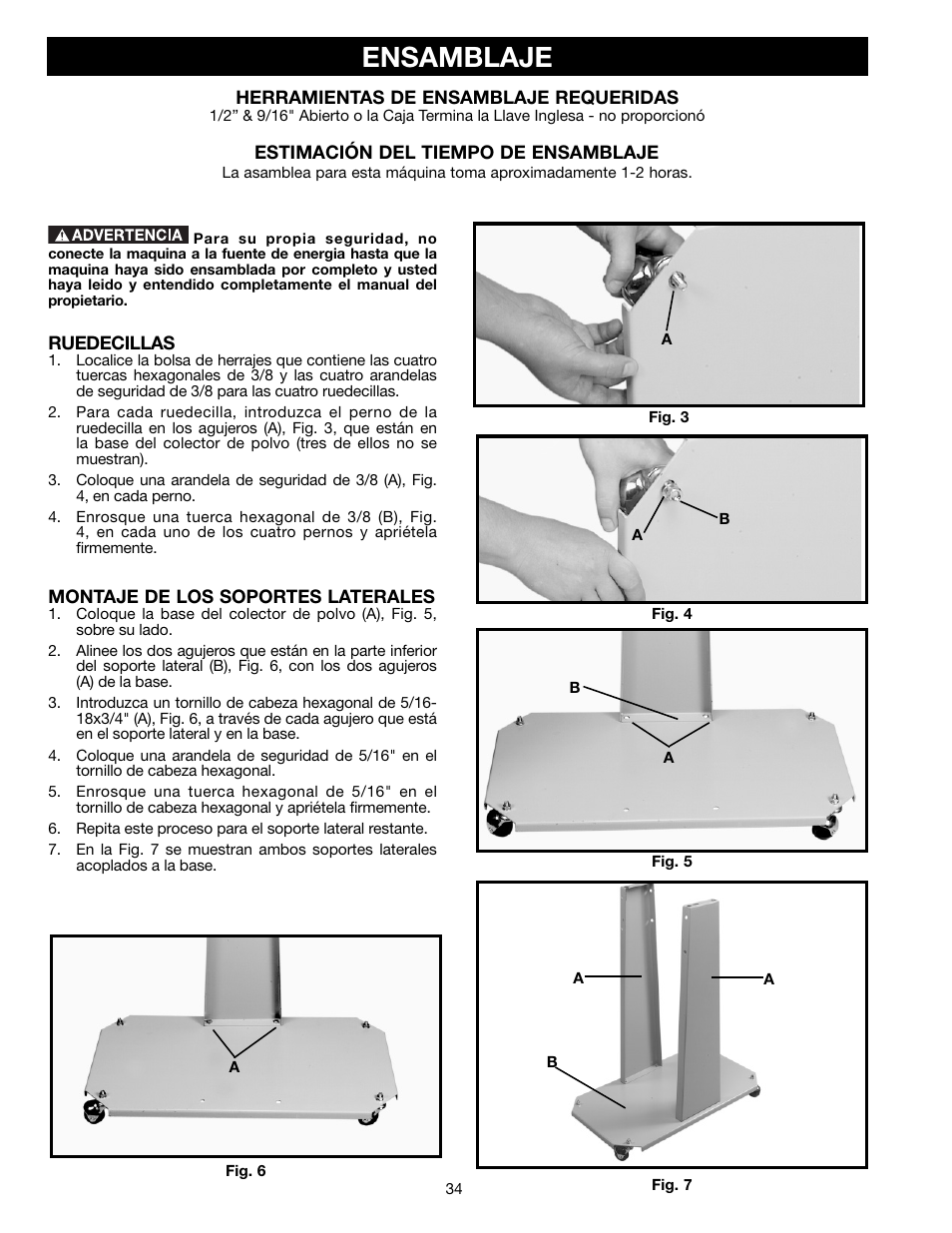 Ensamblaje | Delta A15097 User Manual | Page 34 / 40