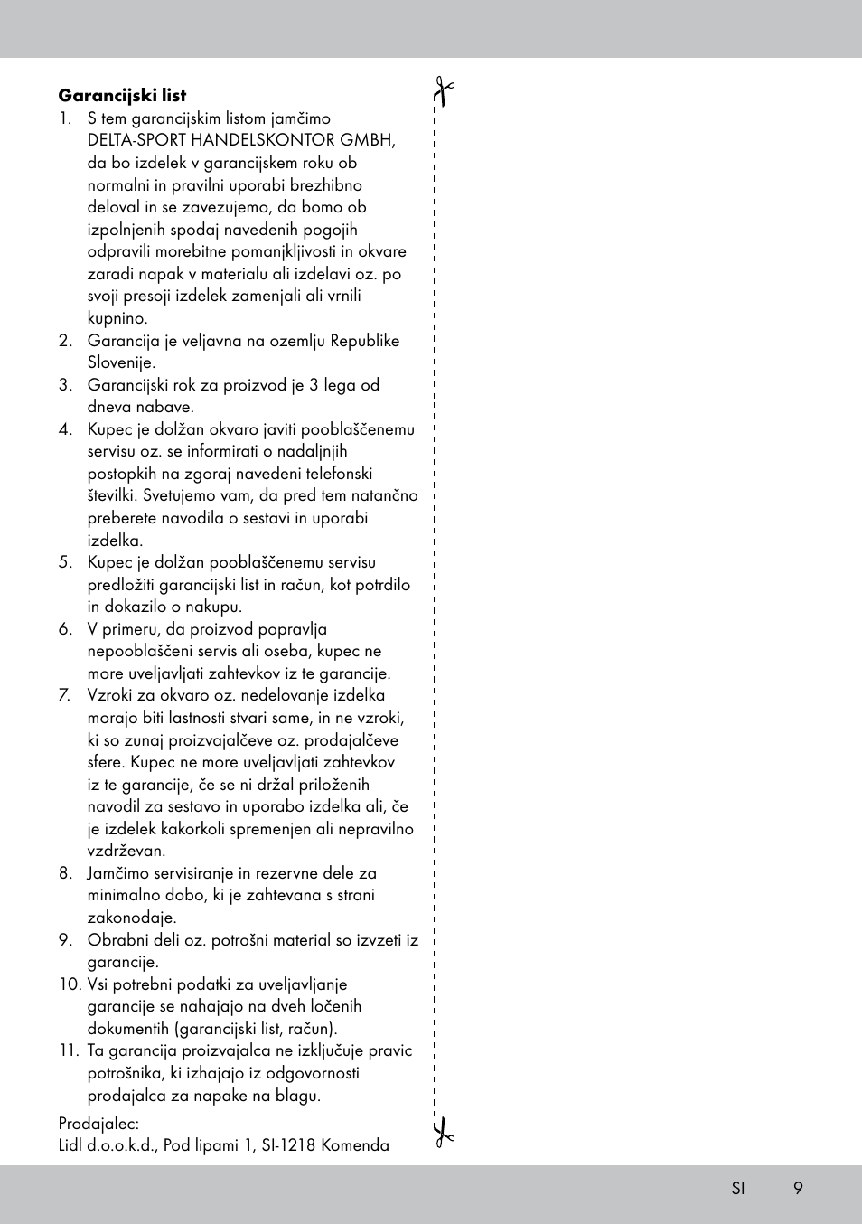 Rocktrail Solar-Powered Shower User Manual | Page 9 / 16