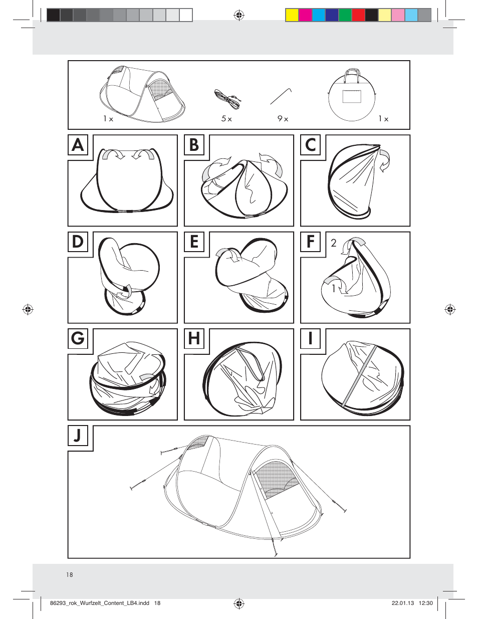 Ac d | Rocktrail Pop-Up Tent Z31431 User Manual | Page 18 / 19