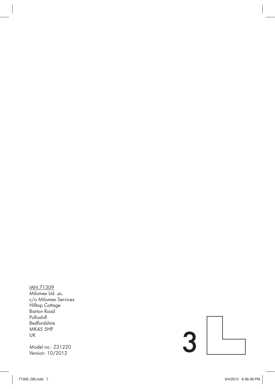 Rocktrail Utility Wagon Z31220 User Manual | Page 7 / 7