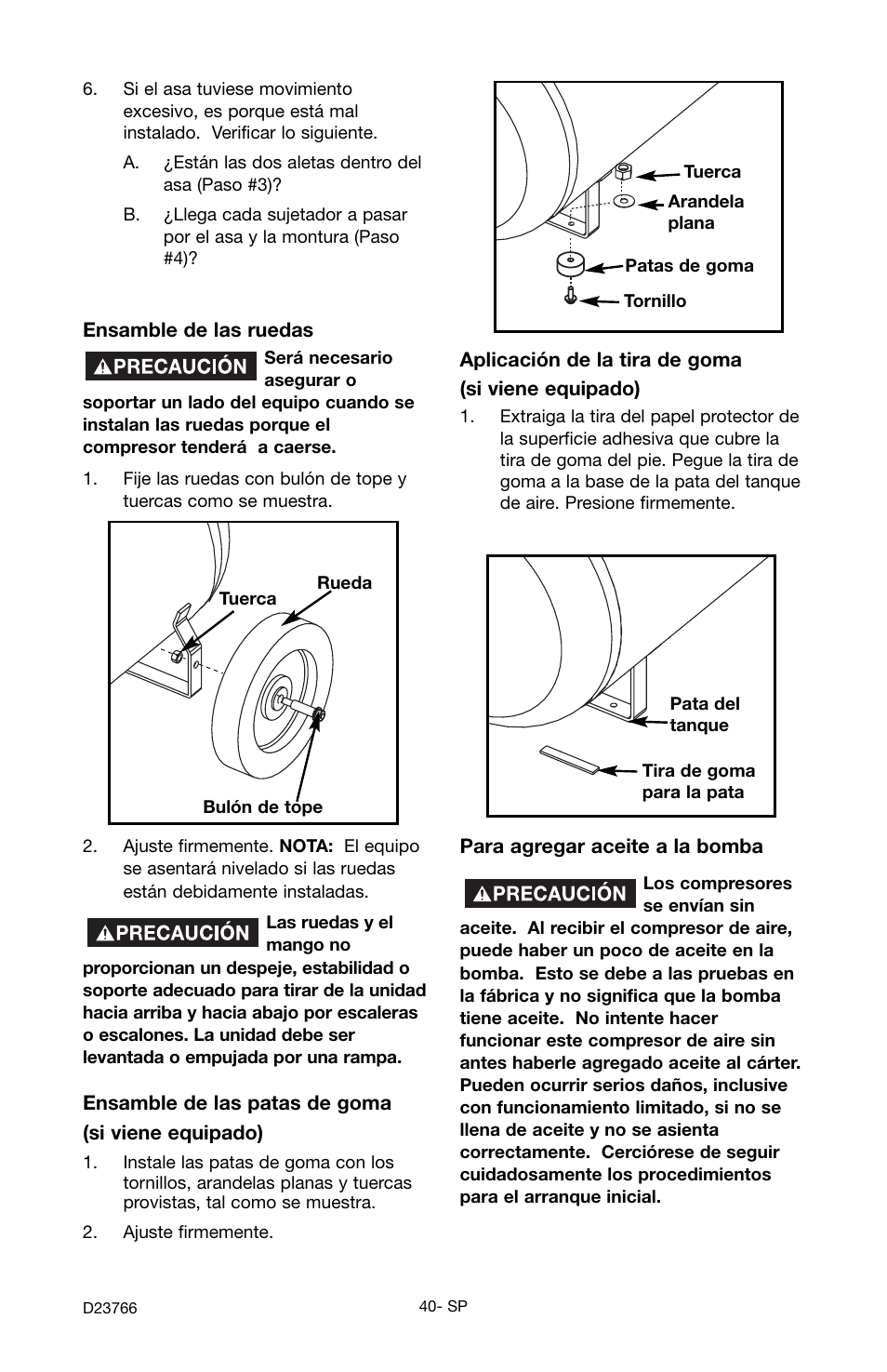 DeWalt DeVILBISS User Manual | Page 40 / 92