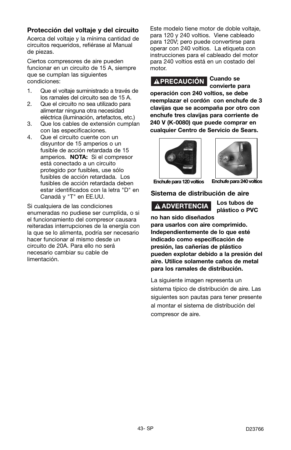 DeWalt DeVILBISS User Manual | Page 43 / 92