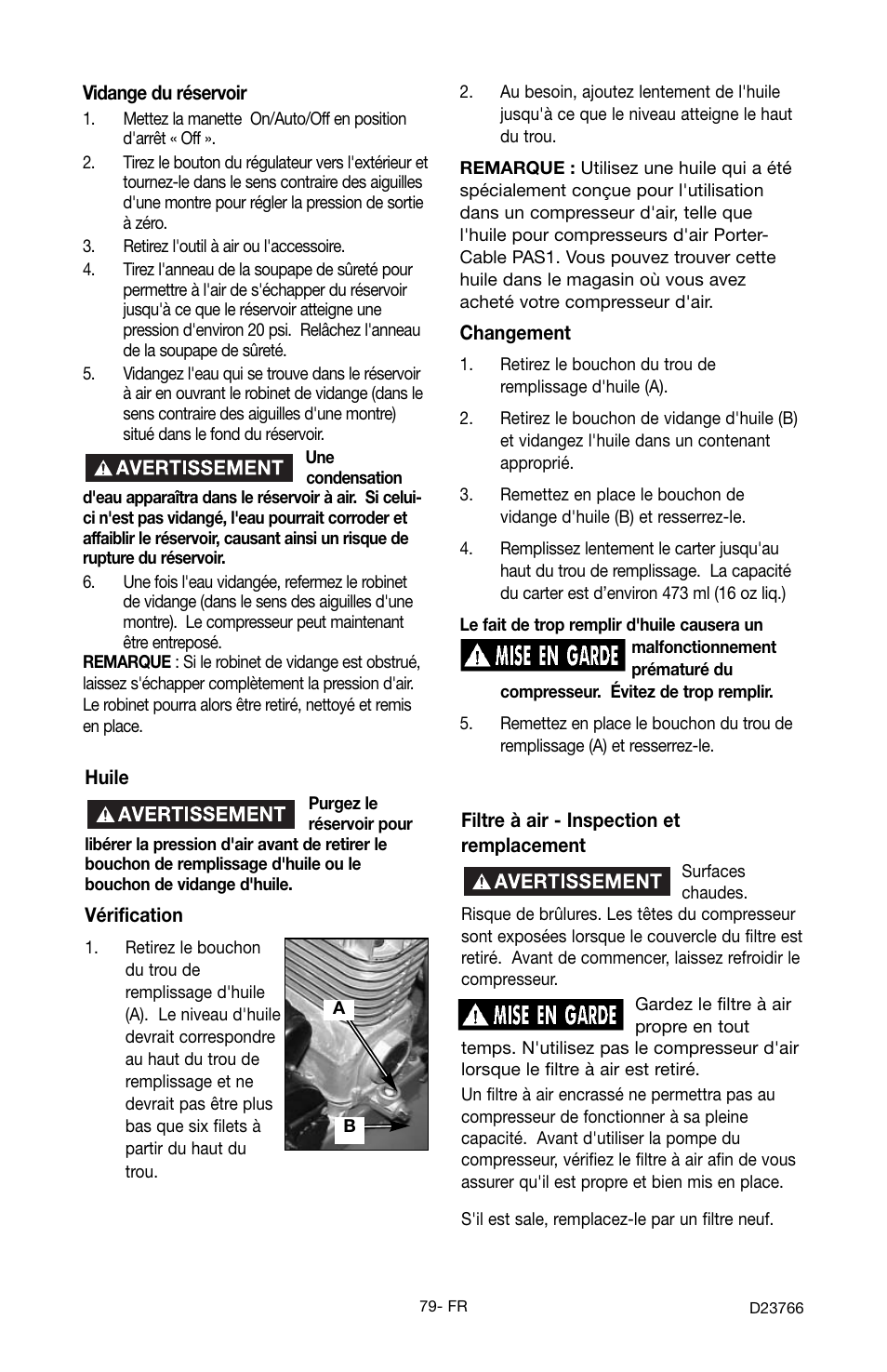 DeWalt DeVILBISS User Manual | Page 79 / 92