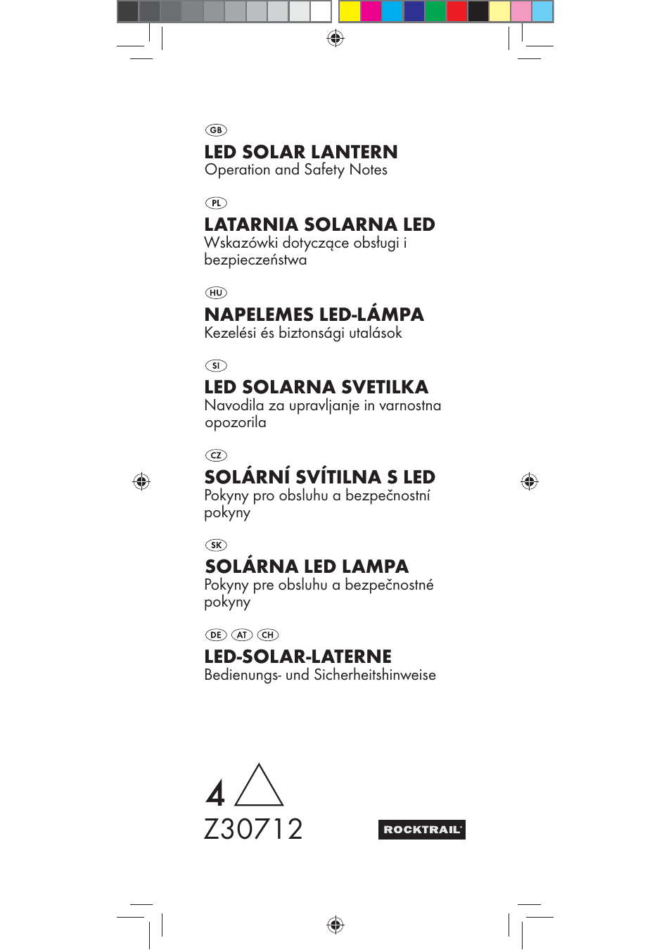 Rocktrail Z30712 User Manual | 53 pages