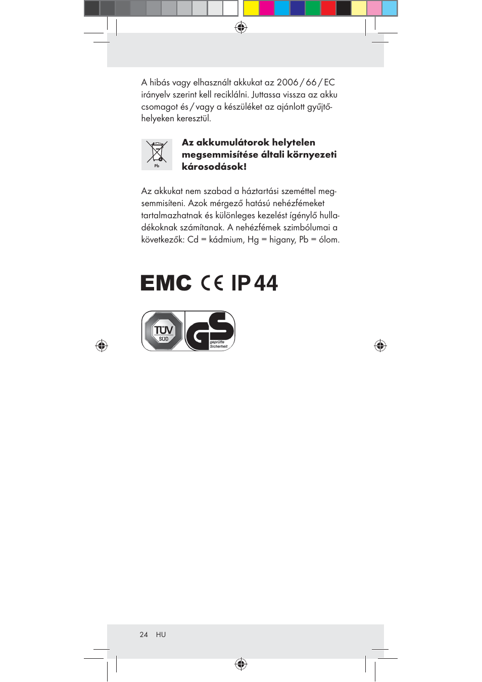 Rocktrail Z30712 User Manual | Page 24 / 53