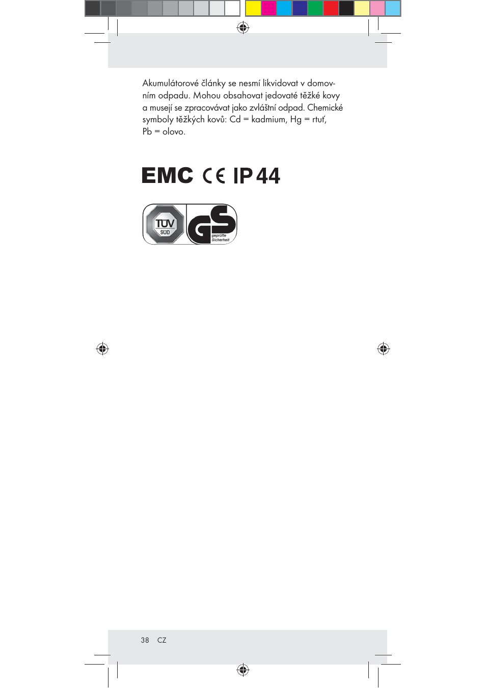 Rocktrail Z30712 User Manual | Page 38 / 53