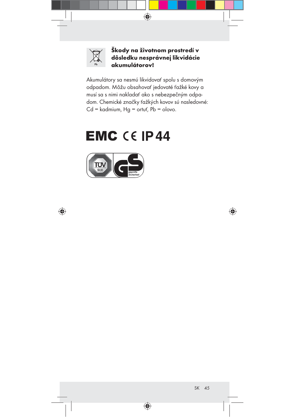 Rocktrail Z30712 User Manual | Page 45 / 53