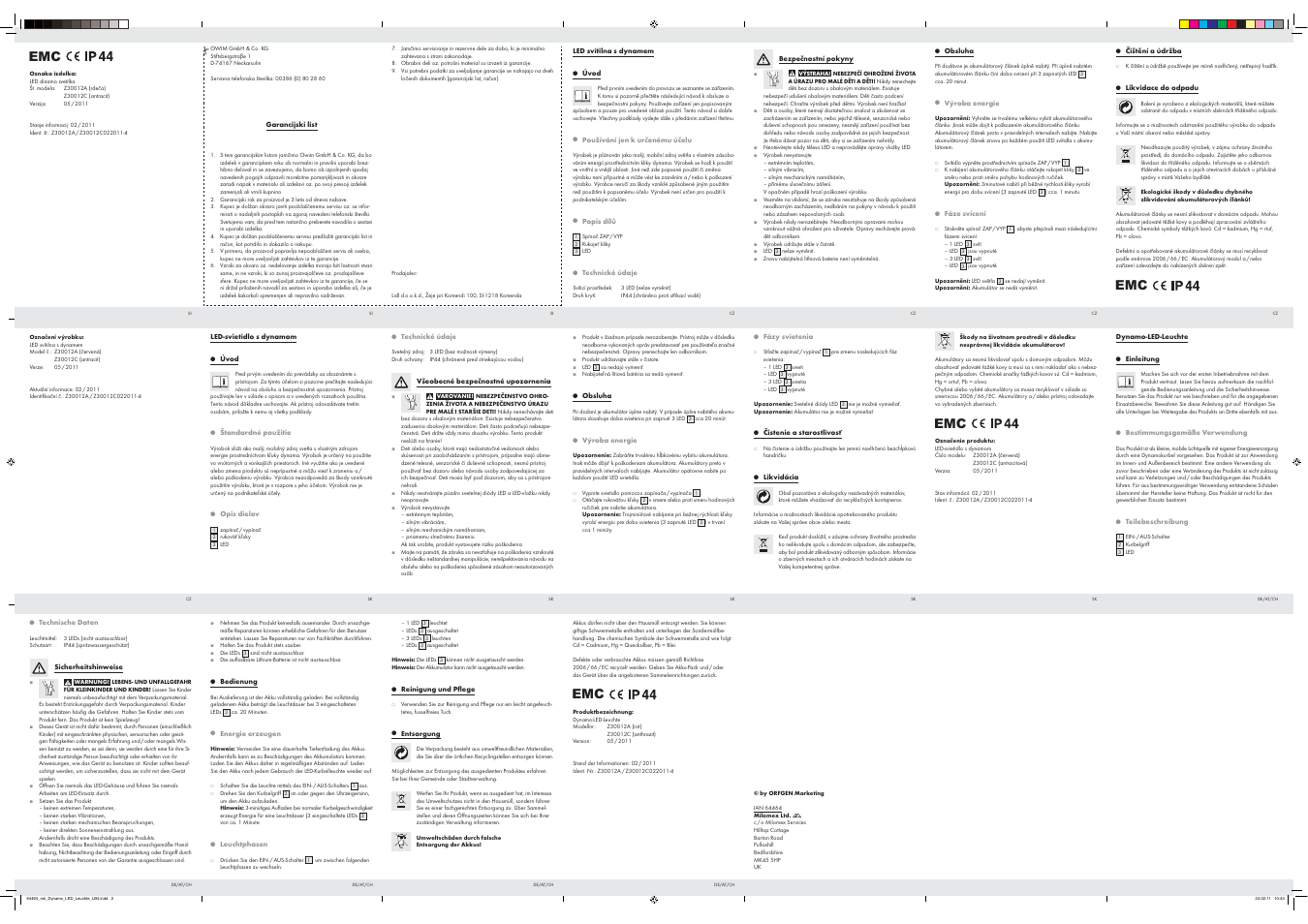 Rocktrail Z30012A, Z30012C User Manual | Page 2 / 2