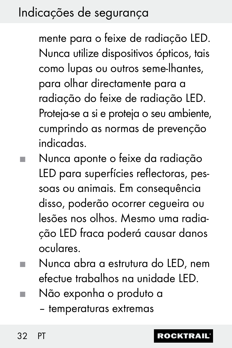Rocktrail Z30693 User Manual | Page 32 / 50