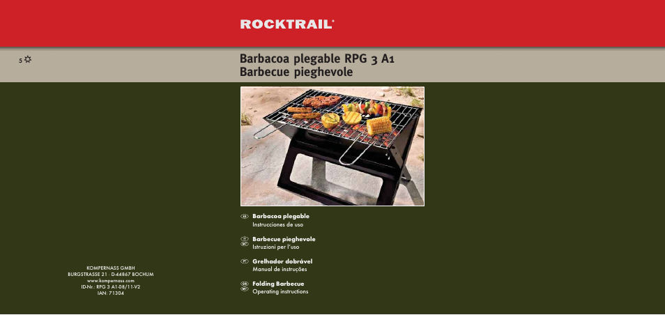 Rocktrail RPG 3 A1 User Manual | 42 pages