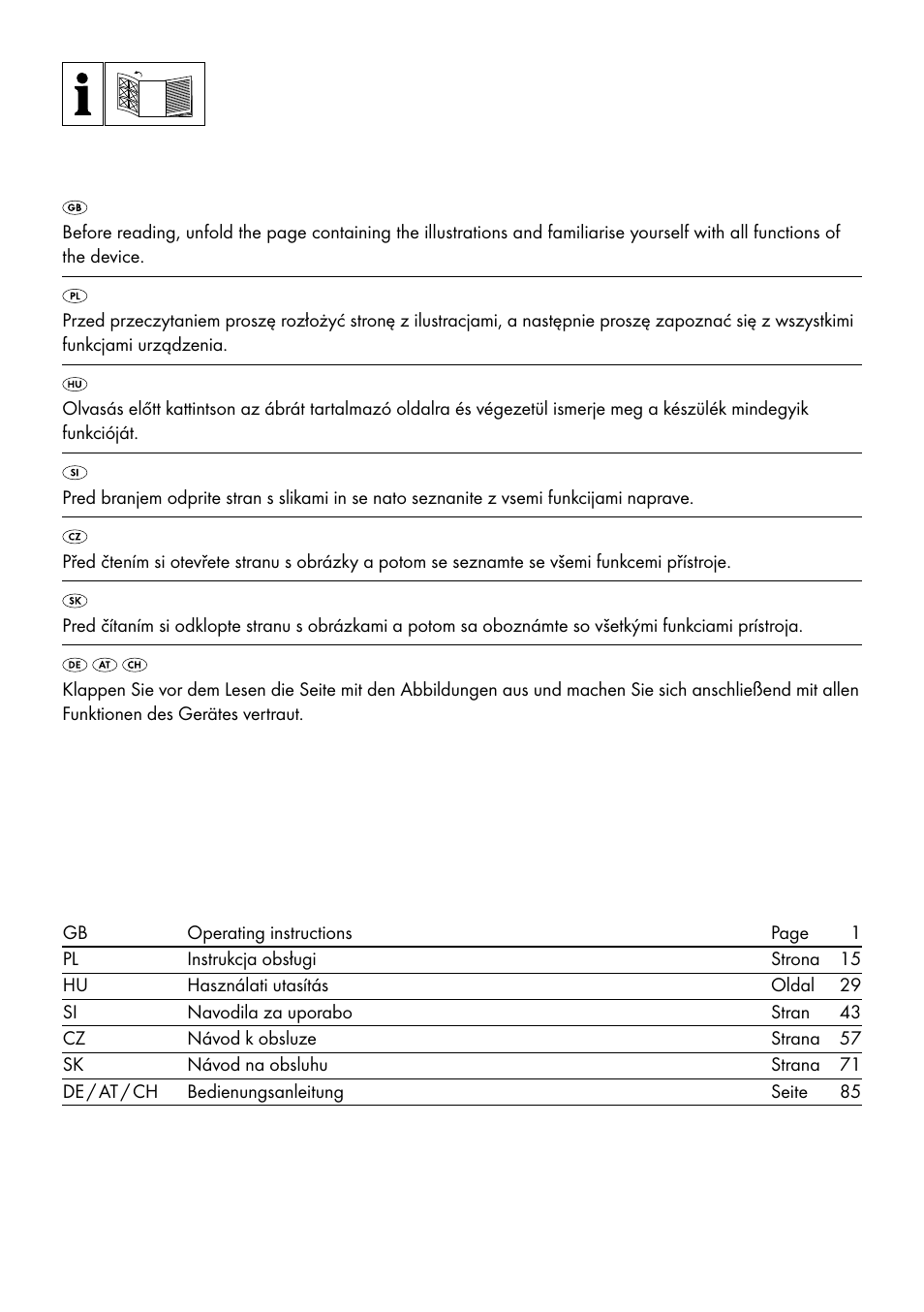 Rocktrail Car Cool Box RABB 12 A1 User Manual | Page 2 / 102