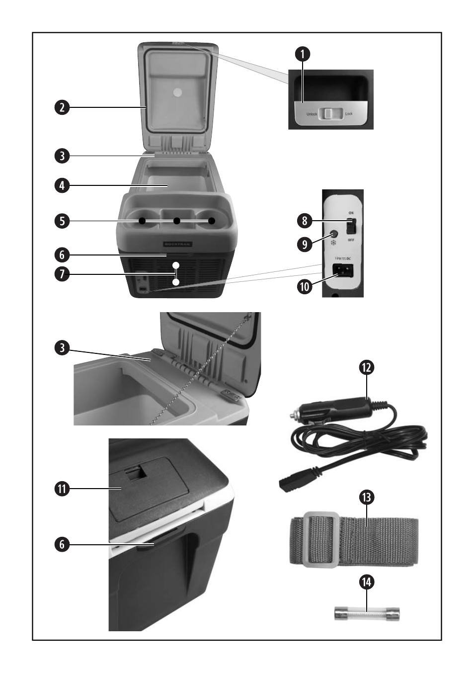 Rocktrail Car Cool Box RABB 12 A1 User Manual | Page 3 / 102