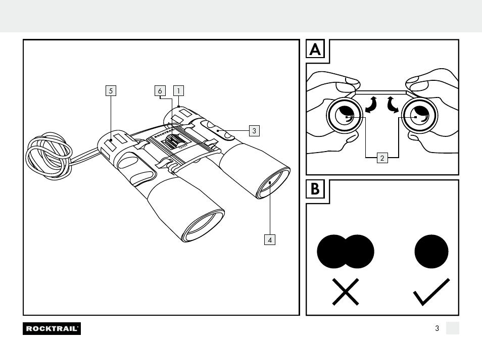 Rocktrail Z9850 Pocket Binocular User Manual | Page 3 / 24