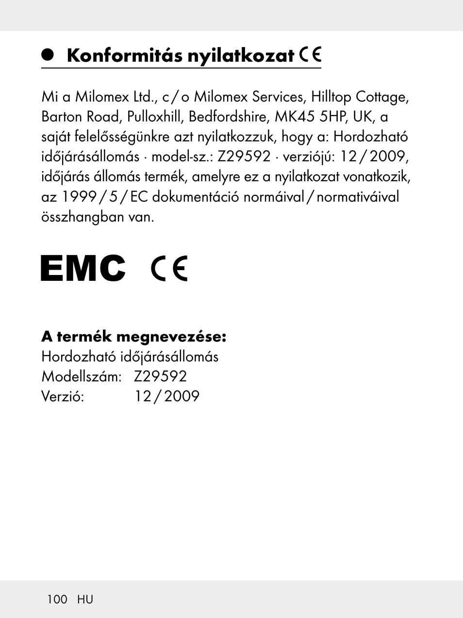 Rocktrail Z29592 User Manual | Page 100 / 256