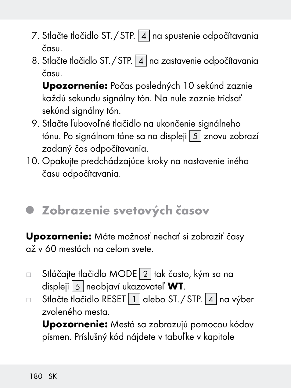 Zobrazenie svetových časov | Rocktrail Z29592 User Manual | Page 180 / 256