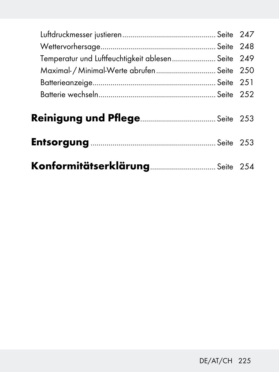 Reinigung und pflege, Entsorgung, Konformitätserklärung | Rocktrail Z29592 User Manual | Page 225 / 256