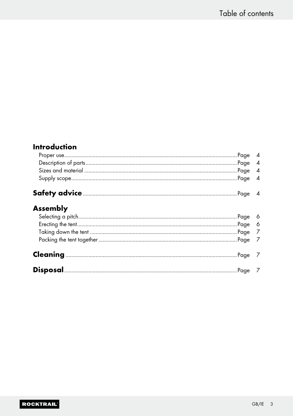 Rocktrail 8-Person Tent Z30695-BS User Manual | Page 3 / 12