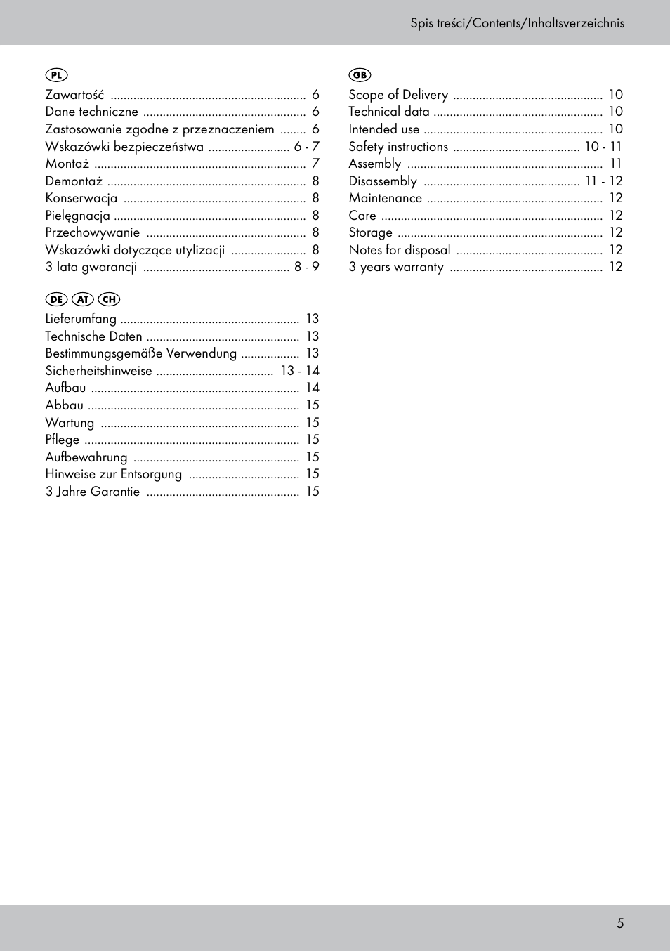 Rocktrail Double-Roof Tent User Manual | Page 5 / 16