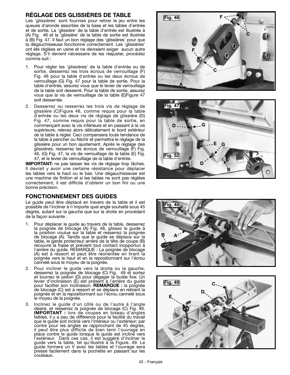 Delta JT360 User Manual | Page 43 / 76