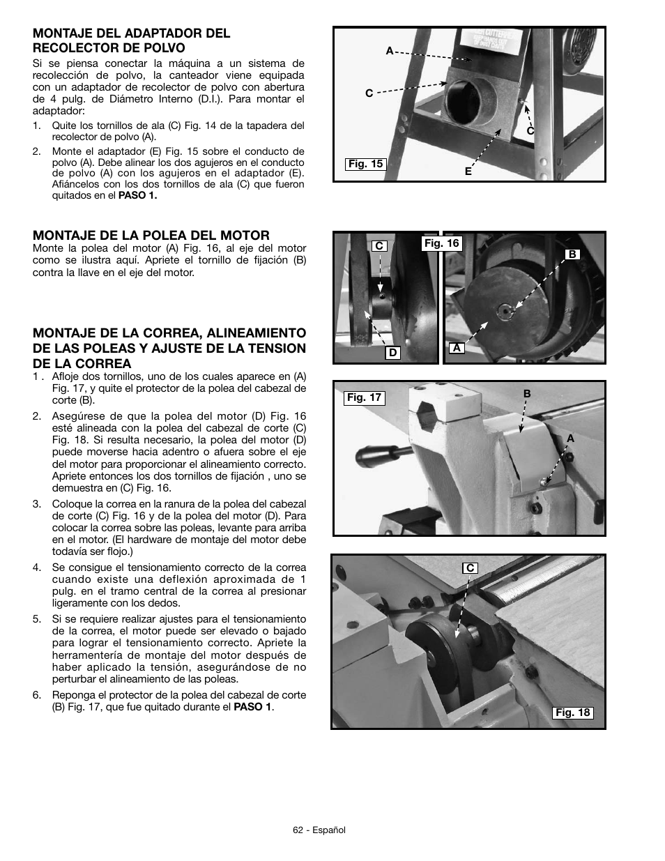 Delta JT360 User Manual | Page 62 / 76