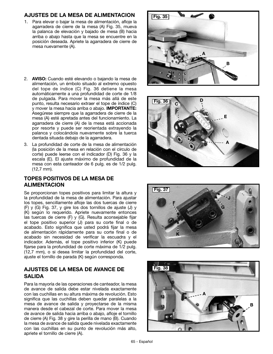 Delta JT360 User Manual | Page 65 / 76