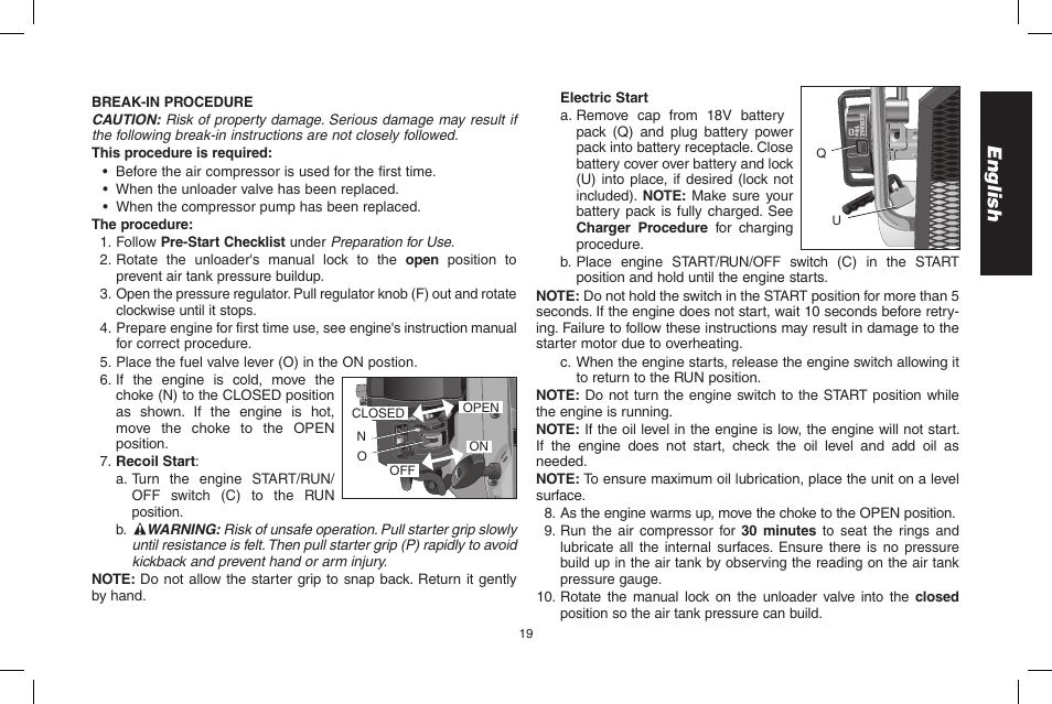 English | DeWalt D55695 User Manual | Page 19 / 100