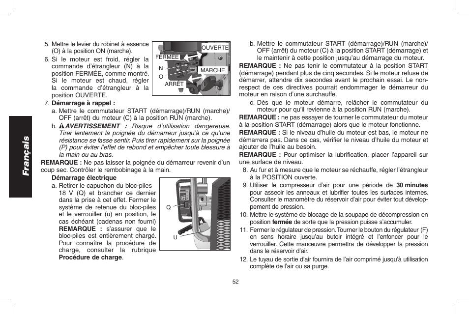 Français | DeWalt D55695 User Manual | Page 52 / 100
